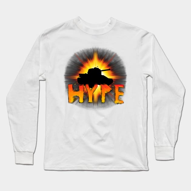 Tank Hype Long Sleeve T-Shirt by ForbiddenDay